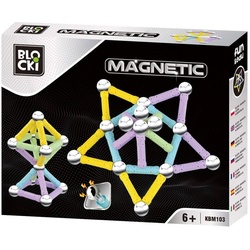 Blocki Magnetspielbausteine Magnetspielzeug Magnetische Bausteine Lernspielzeug Magnetblöcke, (38 St)