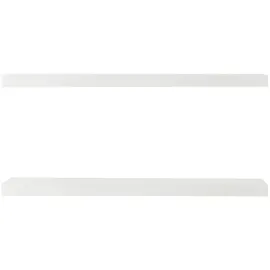 [en.casa] Wandregal 80 x 20 x 4 cm Weiß