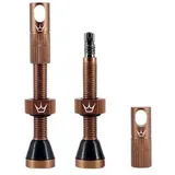 Peaty ́s Tubeless Ventile 80 mm braun