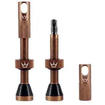 Peaty ́s Tubeless Ventile 80 mm braun