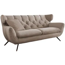 KAWOLA 2,5-Sitzer Charme Cord taupe
