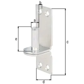 GAH Alberts Kloben DI auf Platte 90 x 30 mm