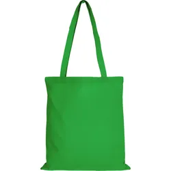 Baumwolltasche - OEKO-TEX 100 zertifiziert | mit zwei langen Henkeln | 38x42cm | Jutebeutel | Einkaufstasche | unbedruckt, maigrün