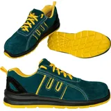 Sportliche Arbeitsschuhe Schutzschuhe OHNE Stahlkappe OB NEU (212OB) Gr. 41 - Blau/Hellblau/Dunkelblau - 41