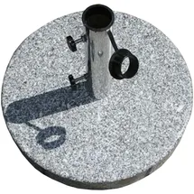 Mendler Schirmständer Granit 20 kg Grau