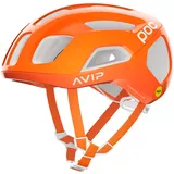 POC Ventral Air MIPS Rennradhelm - Fahrradhelm mit präzisen Belüftungsöffnungen und integrierten Kanälen für einen kontrollierten Lufteintritt M (54-59), Fluorescent Orange AVIP
