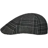 Lipodo Lericott Flatcap - Schirmmütze/Schiebermütze - Zeitloses Karomuster - Wärmend - Herren Herbst/Winter grau M (57-58 cm) - M