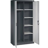 Californian Products CP Stahlschrank C 2000 Acurado 9260-30 S10347 anthrazit, weißaluminium 93,0 x 40,0 x 195,0 cm, aufgebaut