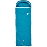 Grüezi Bag Biopod DownWool Subzero Comfort Links LZ AUTUMN BLUE / blau - 3-Jahreszeiten-Schlafsack