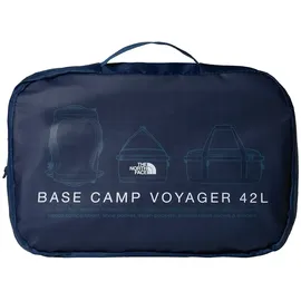 The North Face Base Camp Voyager Duffel 42l - Shady Blue / Summit Navy - One Size