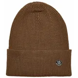 Tazzio Beanie Mütze Strickmütze für Damen & Herren Wintermütze A500 zeitlose Strickdesign, unisex braun