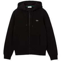 Lacoste Sweatjacke Zip Hoodie Schwarz 3XL