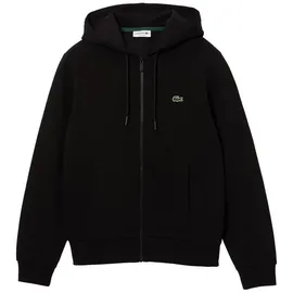 Lacoste Sweatjacke Zip Hoodie Schwarz 3XL