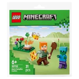 LEGO Minecraft Alex’ Begegnung am Lagerfeuer 30732