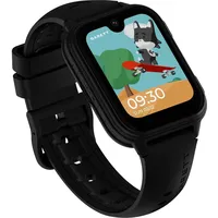 Garett Vibe 4G BT One Size Kunststoffgehäuse Schwarz Silikonarmband Schwarz One Size