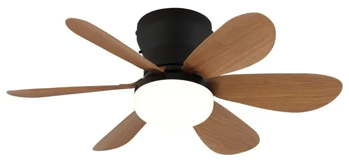 Globo Deckenventilator Delores Alu, Eisen, Stahl & Metall Braun