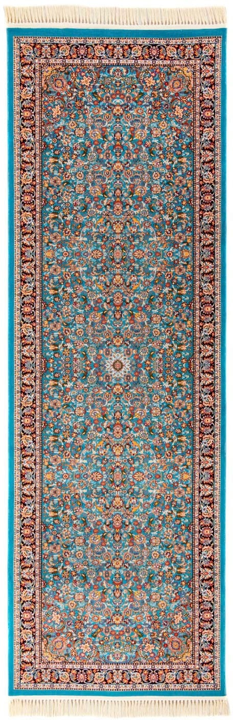 Orientteppich »Orientteppich - Ahmad - läufer«, rechteckig, 37252122-0 Blau 9 mm