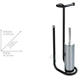 Wenko WC-Garnitur Universalo Schwarz