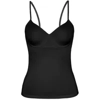 SASSA Damen, Bh-Shirt M. Einlage Vorgeformte Weste, schwarz, - Schwarz (Schwarz 00500), 85A - 85A