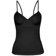 SASSA Damen, Bh-Shirt M. Einlage Vorgeformte Weste, schwarz, - Schwarz (Schwarz 00500), 85A - 85A