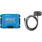 Victron Energy SCC10050210 SmartSolar MPPT Solar Charge Controller 100/50 & ASS030536011 Victron VE. Direct Bluetooth Smart-Dongle, 1 Stück