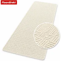 Floordirekt Monaco Teppichläufer 80 x 200 cm Creme