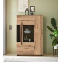 INOSIGN Vitrine »Cantara, Vitrinenschrank in Eiche Evoke oder weiß,