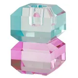 G-C Sari Kerzenhalter 9cm blau/rosa,