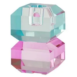 G-C Sari Kerzenhalter 9cm blau/rosa,