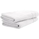 SCHIESSER Brooklyn Handtuchset 70 x 140 cm weiß 2 St.