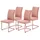 Hela Freischwinger AUGUSTA Polyester apricot 4er Set