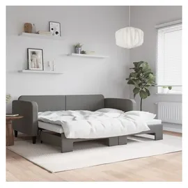 vidaXL Tagesbett 90 x 200 cm Dunkelgrau