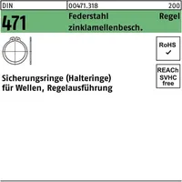 Industrial Quality Supplies DIN 471 Sicherungsringe Federstahl 10 x