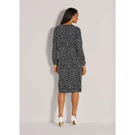 Madeleine Midikleid Leo-Print Schwarz 44