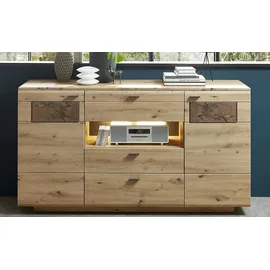 Uno Madera II 175 x 98 x 47 cm Holzfarben / Grau