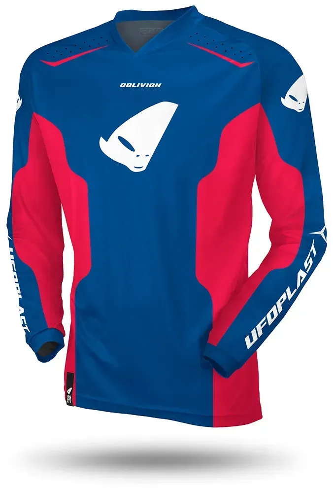 Ufo Oblivion Langarm-trikot - Blue / Red - M