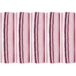 5 Glitzer Luftschlangen roségold