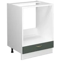 Vicco Herdumbauschrank Fame-Line 60 x 82 x 51,6 cm Grün-Gold
