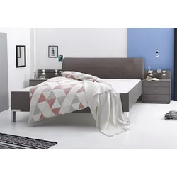 Bett WIEMANN, grau (havannafarben), L:217cm, Betten, Bettgestell