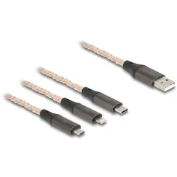 DeLOCK 3 in 1 Kabel zum Laden - 1.2 m