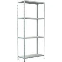 SCHULTE Regalwelt Schulte Steck-Grundregal Weiß 180 cm x 80 cm x 35 cm