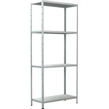 SCHULTE Regalwelt Schulte Steck-Grundregal Weiß 180 cm x 80 cm x 35 cm
