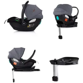 Chipolino Duo Smart i-Size Grau + Isofix-Station