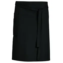 Latzschürze diverse Taschen + Nieten schwarz, Größe 34 11/2786/10 - schwarz