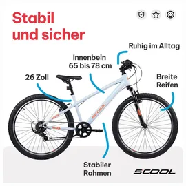 S'COOL Xroc 26 Zoll grau/orange