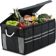 Achilles Strong-Box Robuste Auto-Faltbox mit stabilem Deckel, Kofferraum-Box