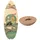 F2 Set Balance Board Halfshell 88x32cm mit Kork Halbkugel
