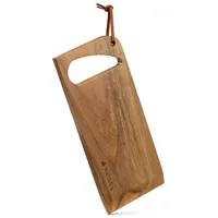 Navaris Grillspachtel aus Holz mit Flaschenöffner - Grillschaber aus