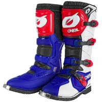 O'Neal Rider Pro Motocross Stiefel, rot-blau, Größe 40