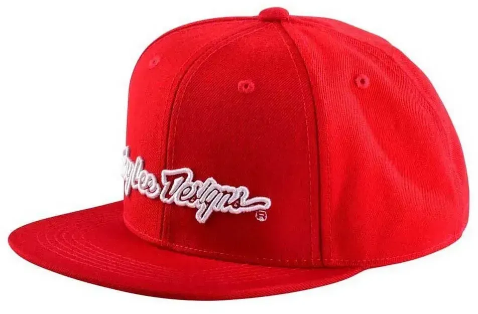 Troy Lee Designs Signature Kappe - Red / White - One Size